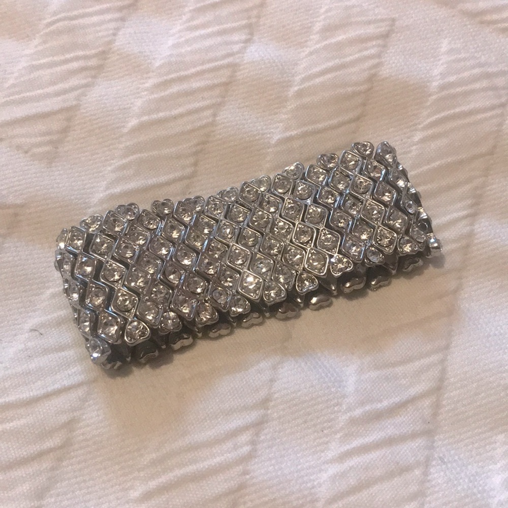Elastic silver bracelet - worn once!